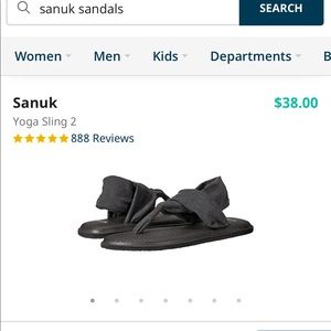 Sanuk size 9 yoga sling sandals NWOT